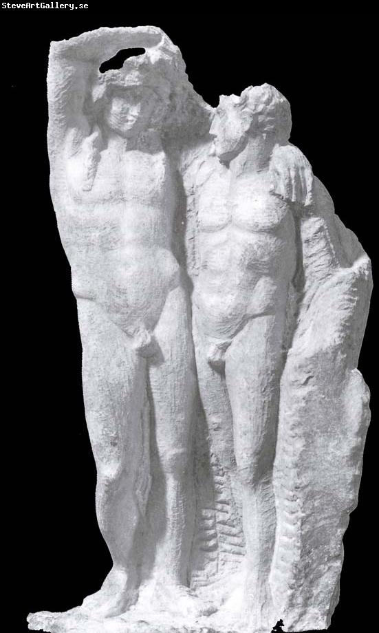 unknow artist Dionysus and satyr